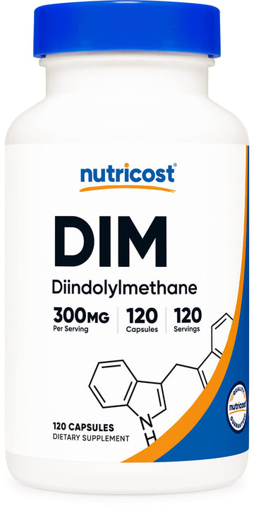 Nutricost DIM (Diindolylmethane) Plus BioPerine 300mg, 120 Vegetarian Capsules Nutricost buy supplements canada
