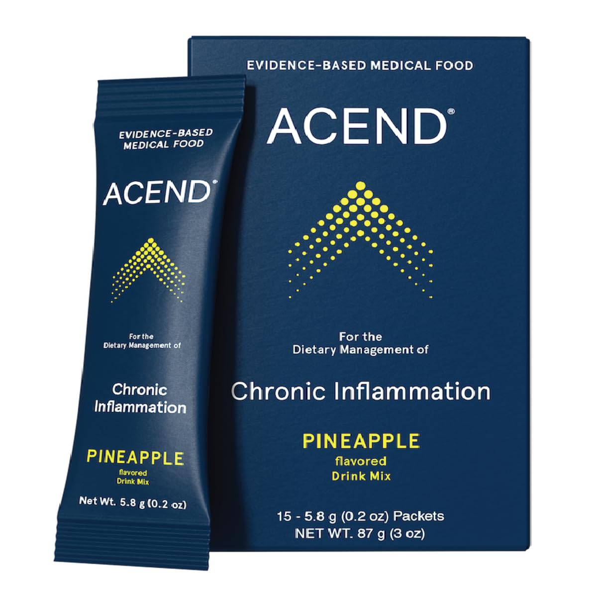 ACEND Advanced Inflammatory Support Powdered Drink Mix | Evidence-Based Polyphenols + Prebiotic Fiber + Probiotics | D3+K2, Minerals & Electrolytes | Non-GMO ACEND buy supplements canada