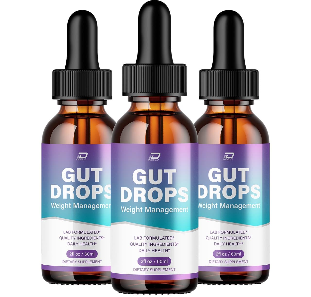 Indelo Gut Drops Healthy Formula – GutDrops All Natural Healthy Levels - Extra Strength Liquid, Reviews (3 Pack – 3 Month Supply) Indelo buy supplements canada