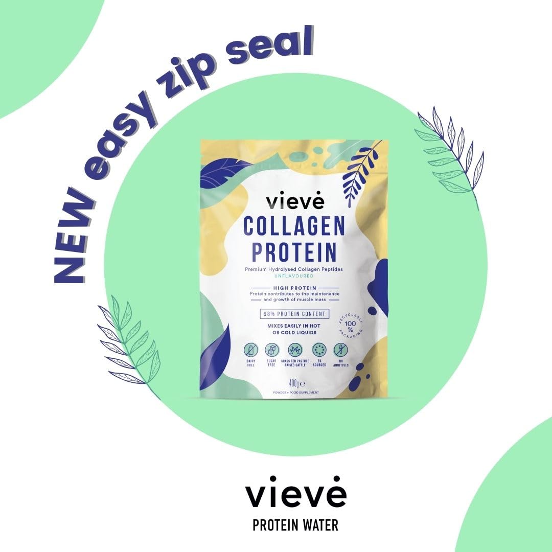 Vieve Collagen Protein Powder - Hydrolysed Bovine Peptides - Diet Support Supplement for Skin, Hair, Nail Vieve buy supplements canada