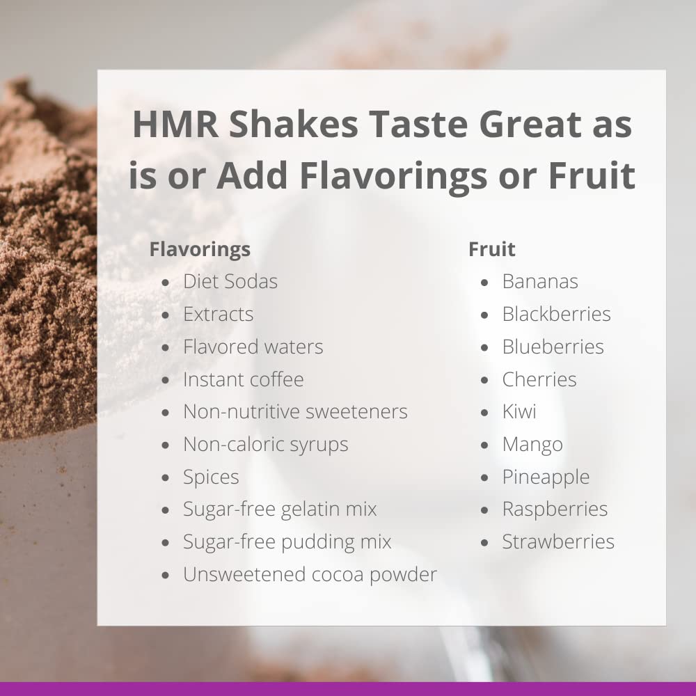 HMR 120 "Classic" Shake Meal Replacement Powder | Chocolate Shake Mix to Support HMR buy supplements canada