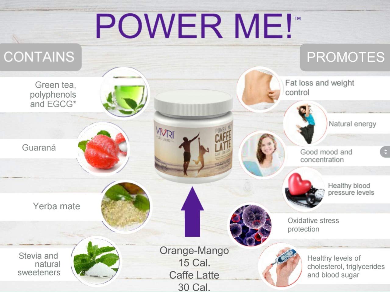 Power Me Orange Mango 5.29 OZ VIVRI buy supplements canada
