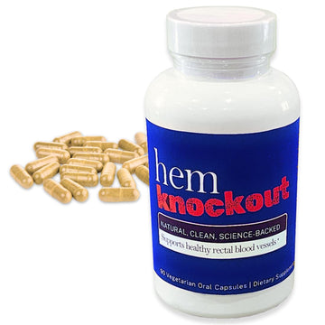 Hem Knockout Internal Hemorrhoid Relief Supplement- Fast-Acting Pills for Pain, Swelling & Bleeding - Natural Vein Strengthening Formula - 90 Day Supply - Made in USA Hem Knockout buy supplements canada