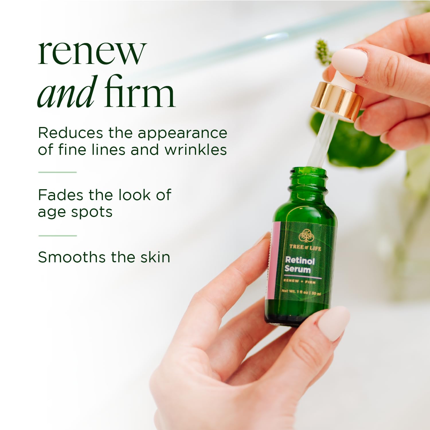 Retinol Serum, 2oz, 2pk Tree of Life Beauty buy supplements canada