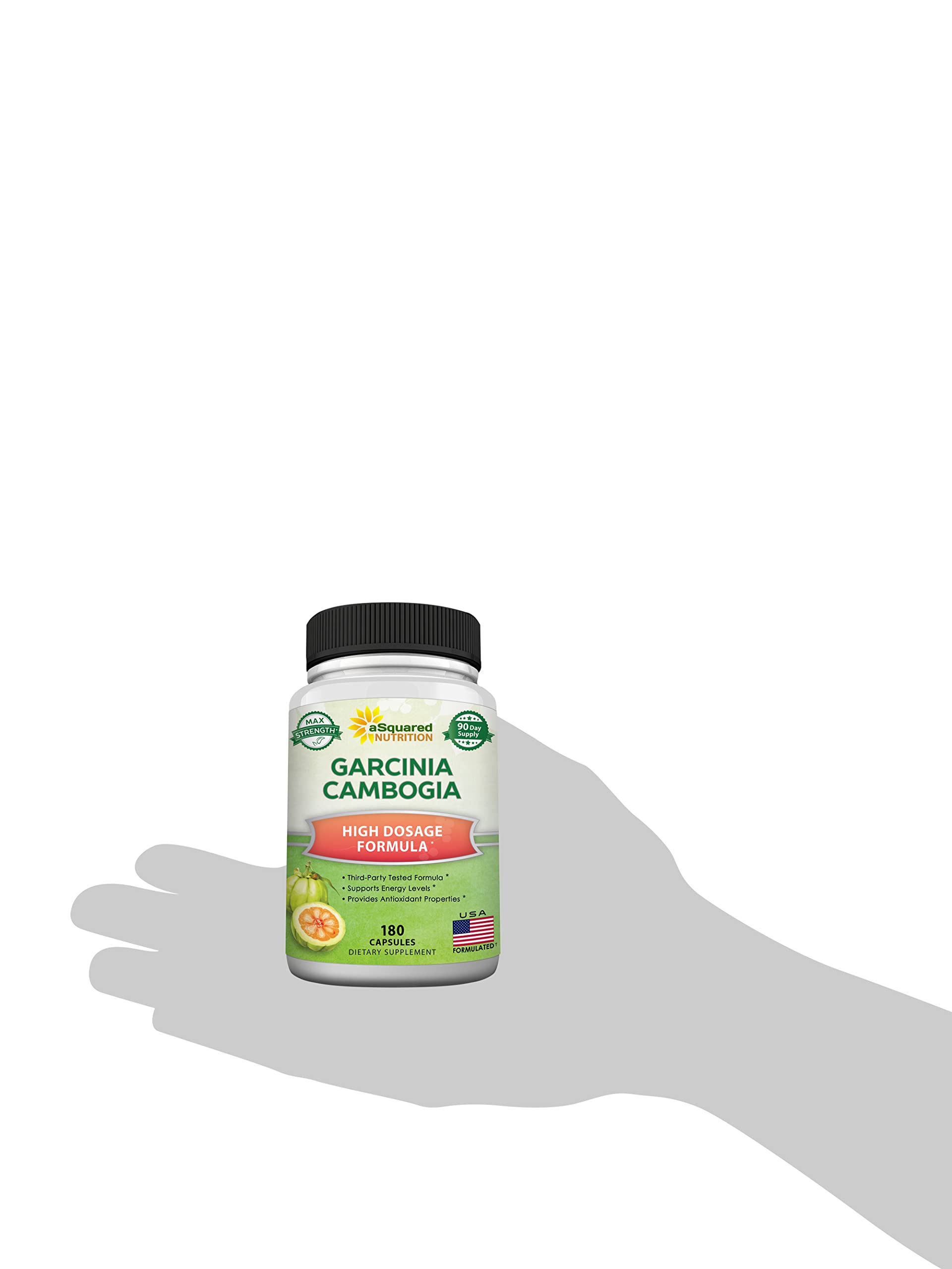 aSquared Nutrition Garcinia Cambogia 1600mg-180 Capsules-Natural Pure Extract Pills aSquared Nutrition buy supplements canada
