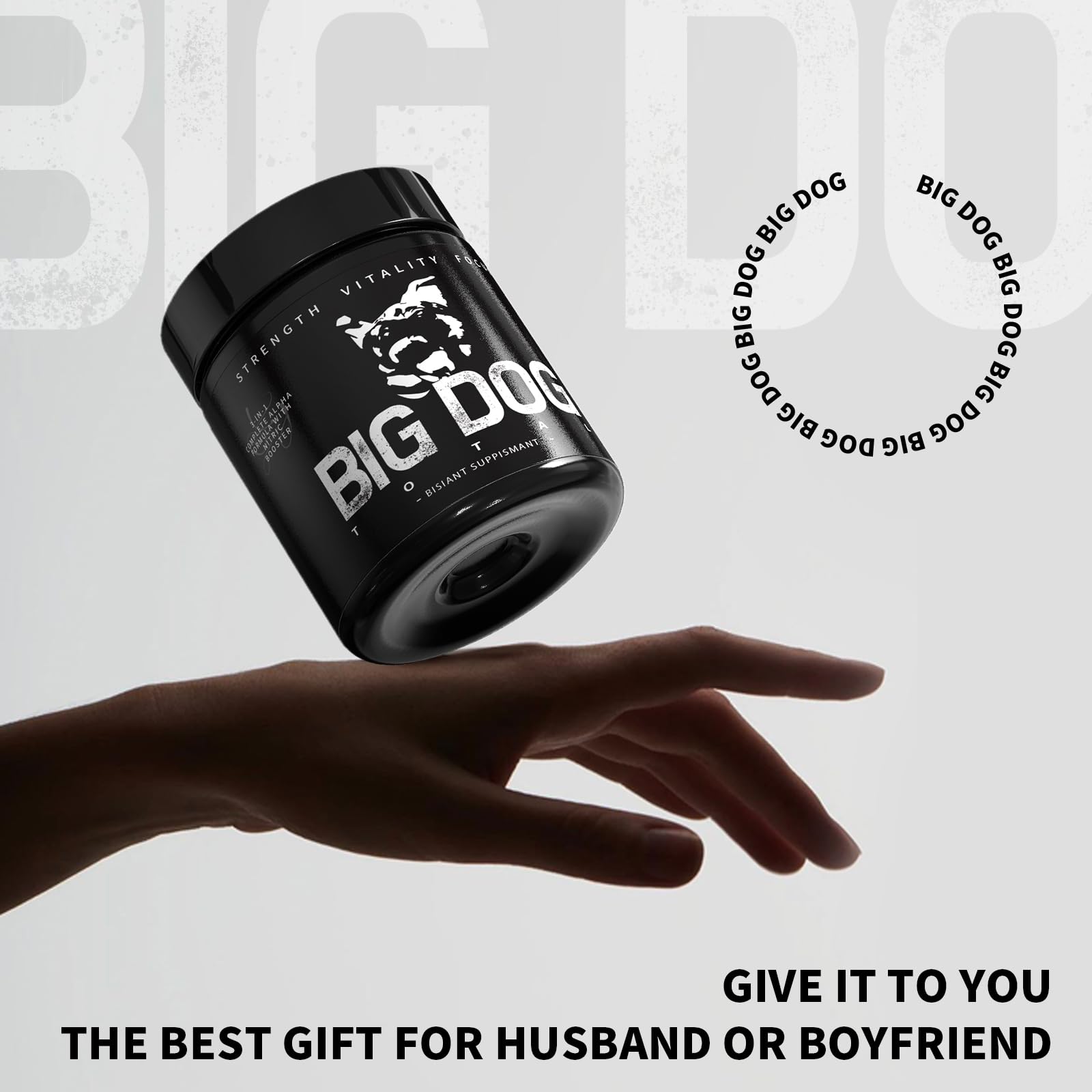 Big Dog Total Male 3-in-1 Total Alpha Blend Men’s Must-Have, Non-GMO - Natural Energy & Endurance Support, 60 Count (Big Dog Total - 1Pcs) FMRFMR buy supplements canada