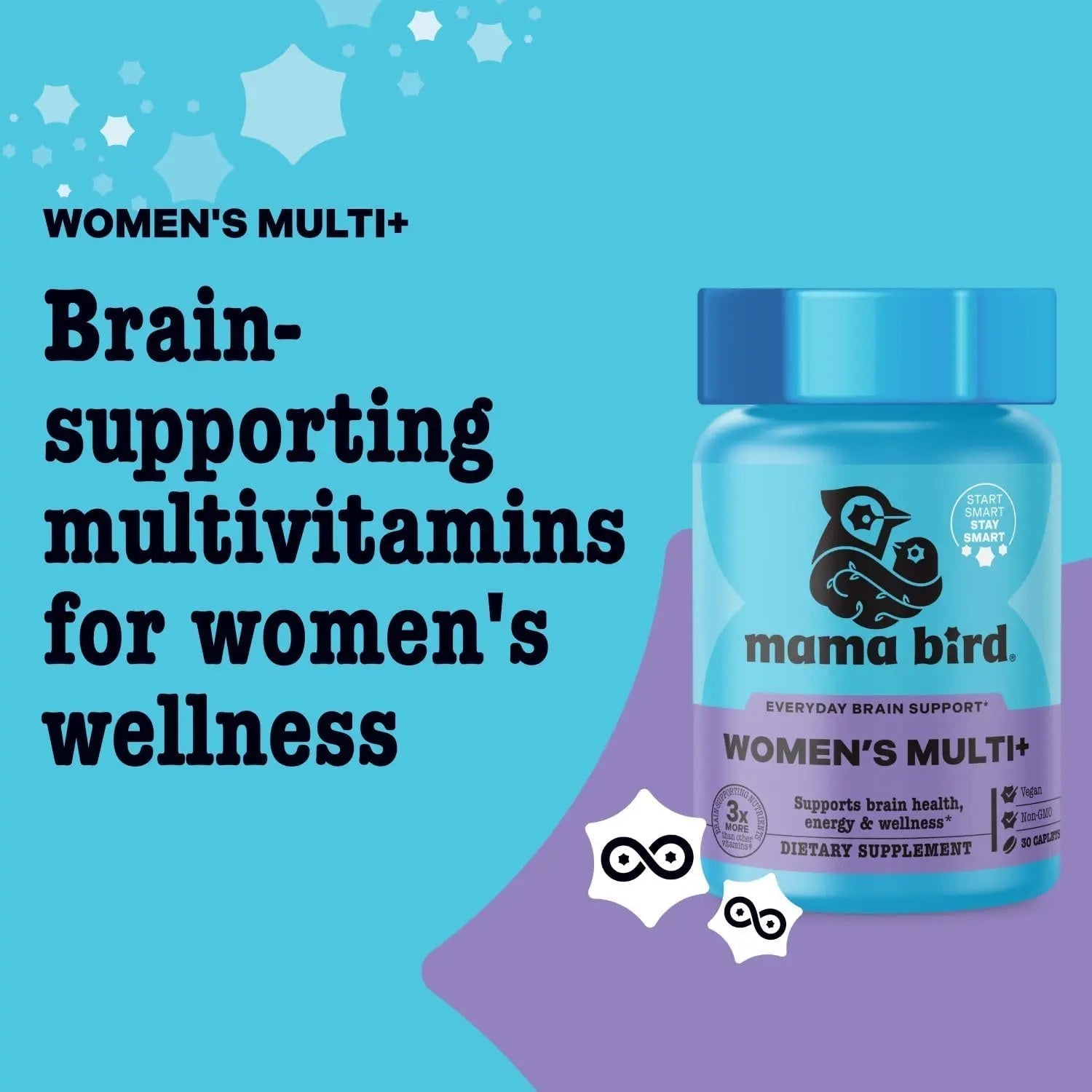 Best Nest Wellness - Mama Bird - Women's Multi Plus - Brain & Body Health Support Supplement - Gentle Iron Supplement for Energy Support Best Nest Wellness buy supplements canada