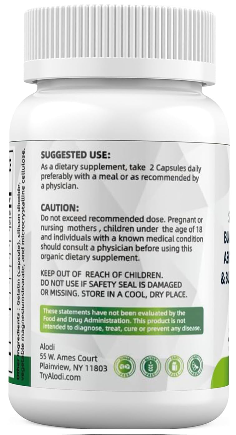 ALODI Super Seaweed Blend Supplement - Contains KSM-66 Ashwagandha, Black Seed Oil, Burdock Root, Kelp, Supports Digestion, Sleep, and Immune Health ALODI buy supplements canada