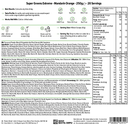 Protein Works Super Greens Extreme Powder , 156 Health Benefits , 41 Active Ingredients Protein Works buy supplements canada