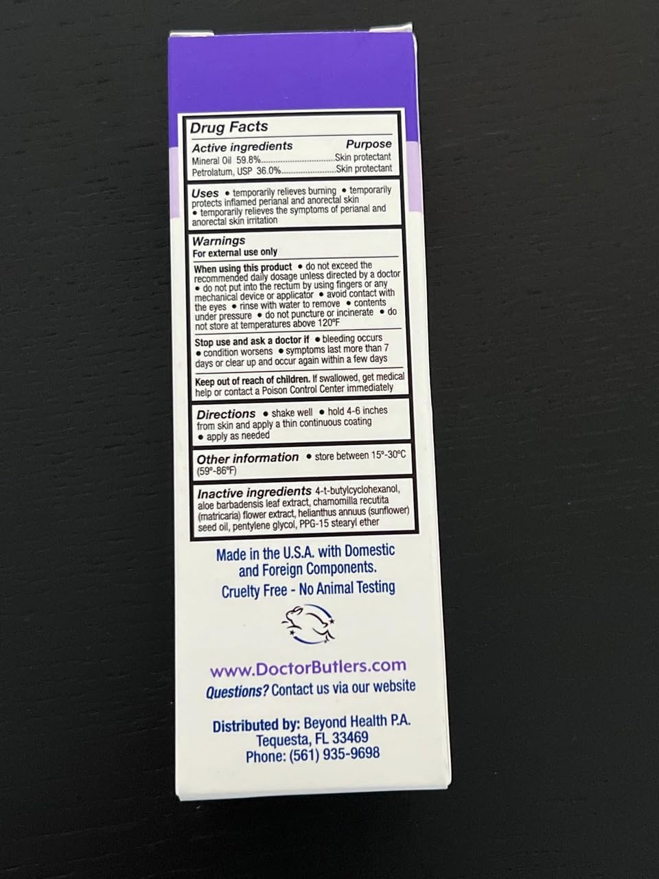 Doctor Butler's Pregnancy & Postpartum Spray - Perineal Spray and Hemorrhoid Treatment with Aloe and Chamomile, Pregnancy Support and Postpartum Essentials, Paraben Free (3oz) Doctor Butler's buy supplements canada