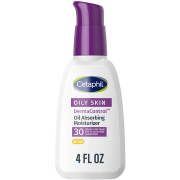 Cetaphil DermaControl Oil Absorbing Moisturizer with SPF 30, For Sensitive, Oily Skin, 4 Fl oz, Absorbs Oil Cetaphil buy supplements canada