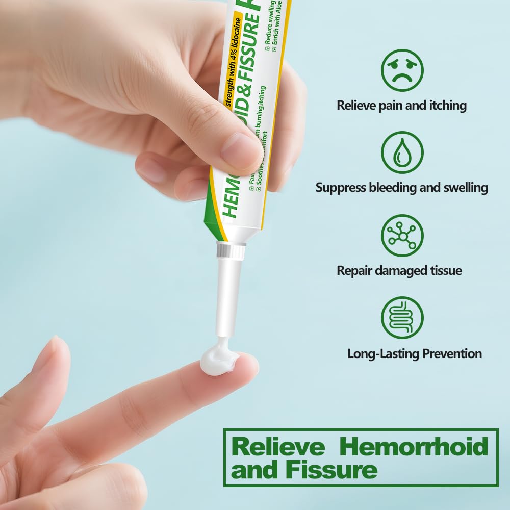 Lesdgo Hemorrhoidal Ointment(2 Pack),Hemorrhoid and Fissure Cream Witch Hazel Maximum Strength Pain Relief,for Itching and Swelling Lesdgo buy supplements canada