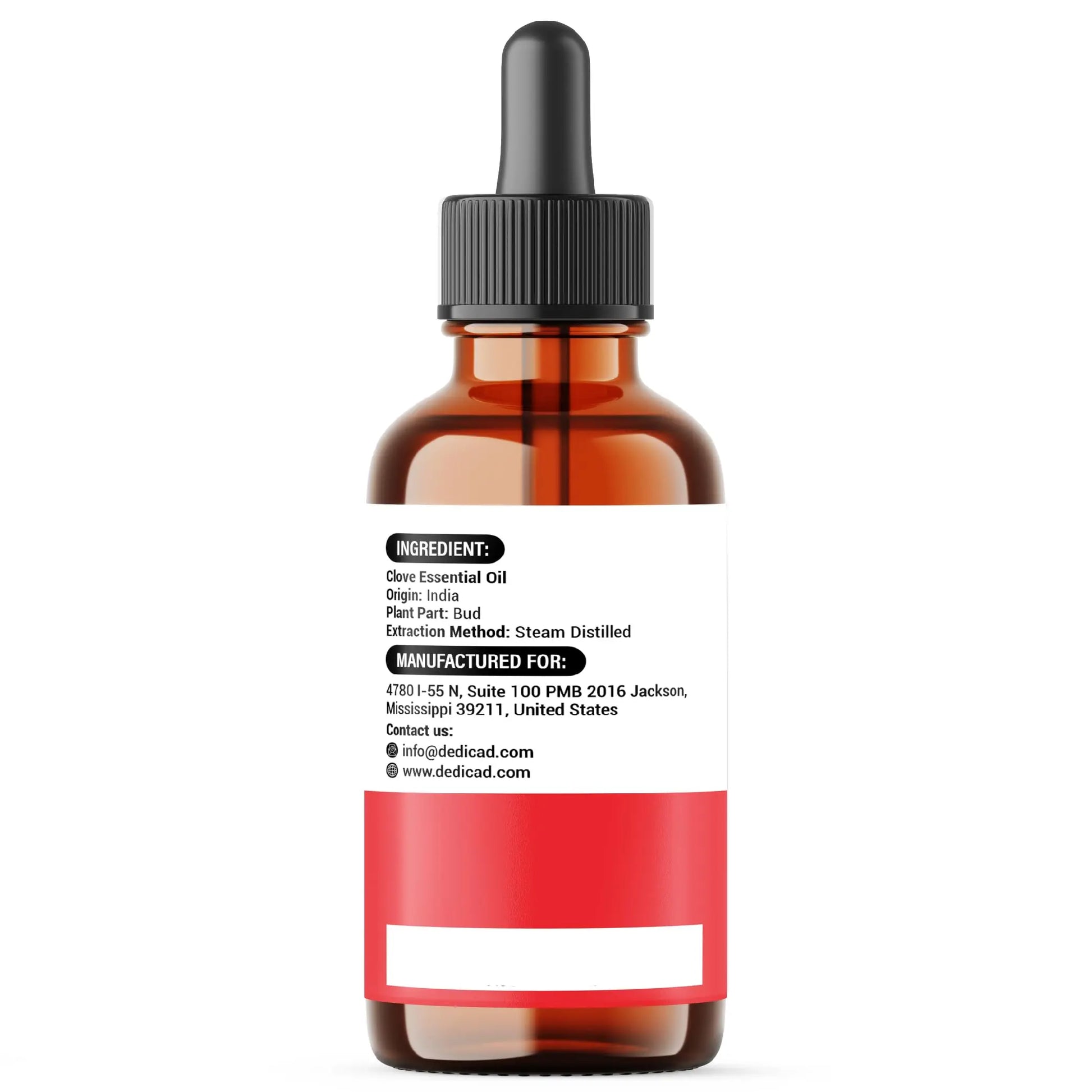DEDICAD - 1 FL Oz - 30ml - Clove Essential Oil Supplement – for Toothache, Oral Care, Skin & Hair – Clove Oil Organic DEDICAD buy supplements canada