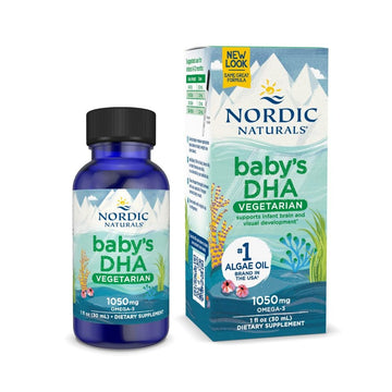 Nordic Naturals Baby’s DHA Vegetarian, Unflavored - 1050 mg Plant-Based Omega-3-1 oz - Supports Brain & Vision Development in Babies - Non-GMO, Vegan - 15 Servings Nordic Naturals buy supplements canada