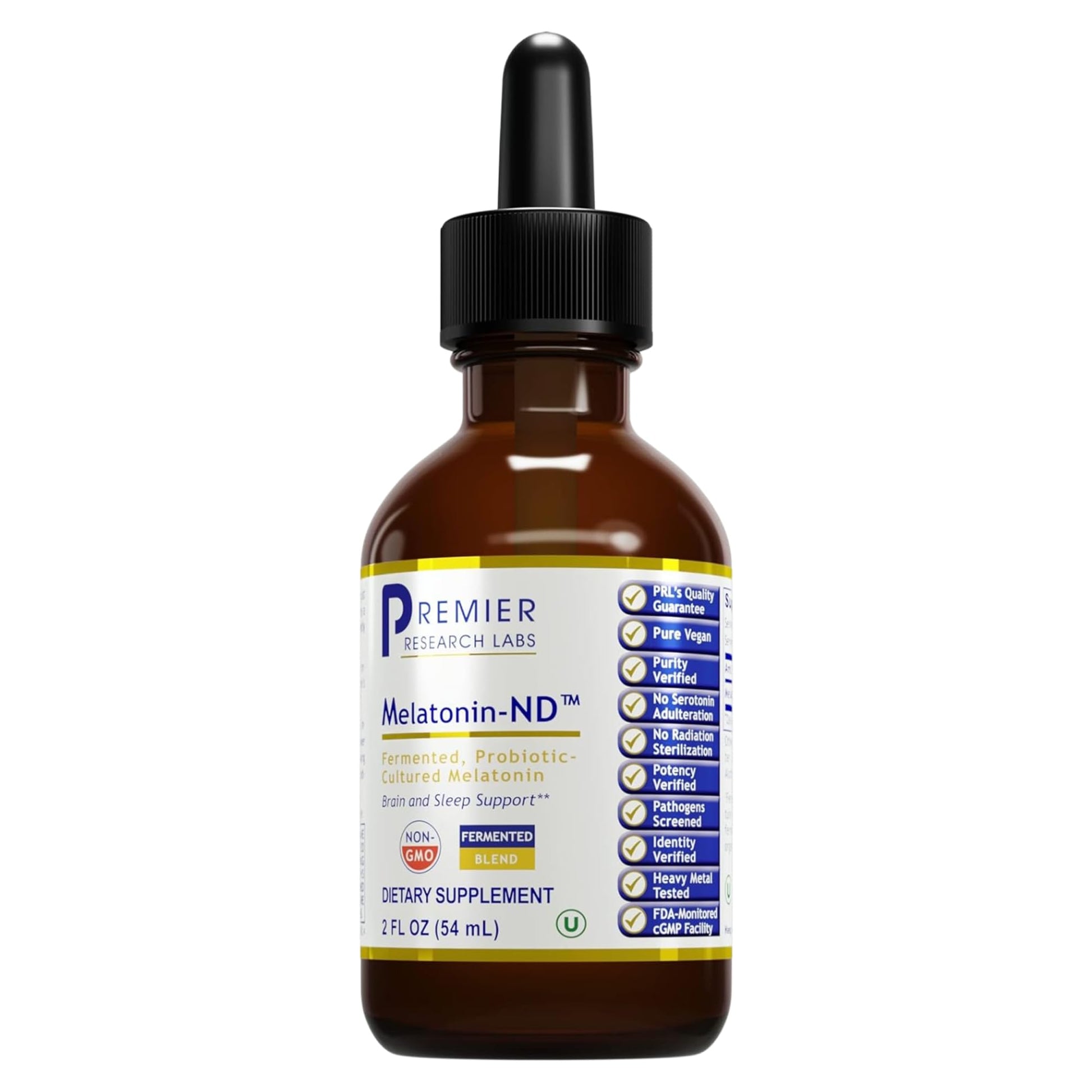 Premier Research Labs Melatonin-ND - Melatonin Liquid, Liquid Melatonin for Adults, Sublingual Melatonin Drops, Made with Organic Ingredients, Vegan Friendly - 2 Fl Oz (54 Servings) Premier Research Labs buy supplements canada