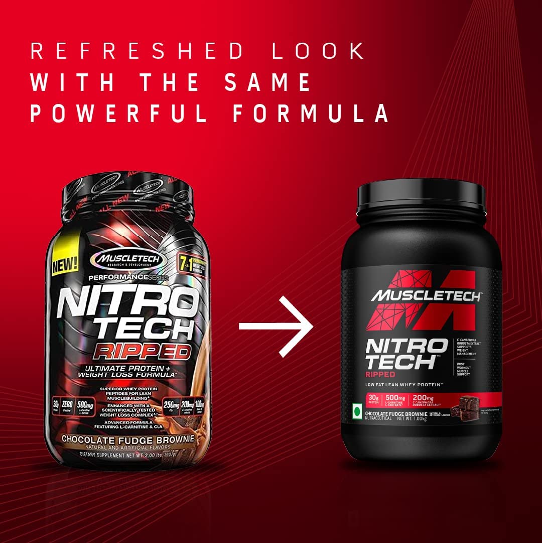 Protein Powder for Weight Loss |MuscleTech Nitro-Tech Ripped |Whey Protein Powder MuscleTech buy supplements canada