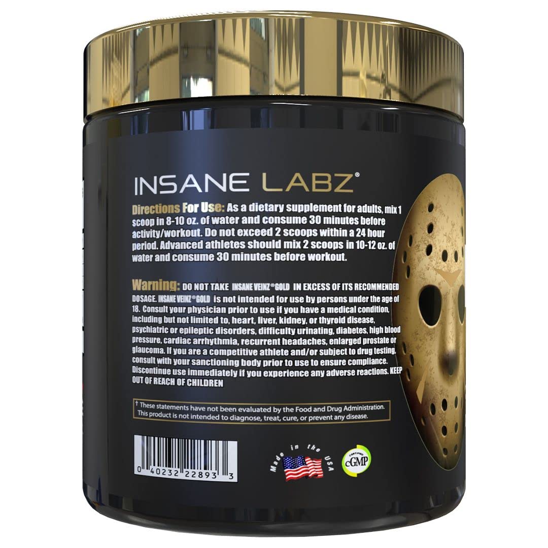 Insane Labz Psychotic Gold and Insane Veinz Gold Pre Workout Nitric Oxide Booster Stack Insane Labz buy supplements canada