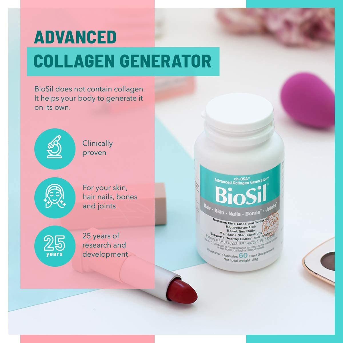 Advanced Collagen Generator with Vitamin C, BIOSIL Supplement for Women - Supports Healthy Hair BioSil buy supplements canada
