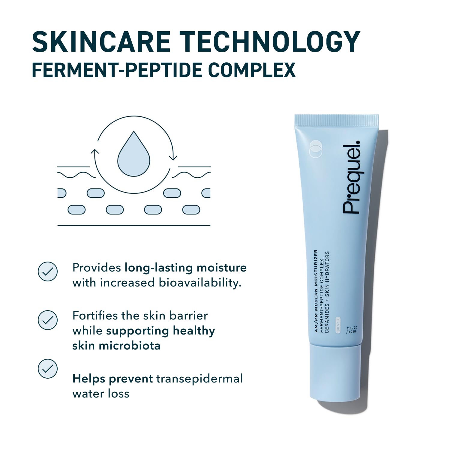 Prequel Skin AM/PM Modern Moisturizer – Hydrating Face Cream with Peptides, Ceramides Prequel buy supplements canada