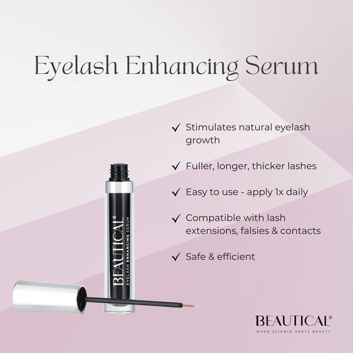 BEAUTICAL Eyelash Serum – Lash Enhancing & Conditioning Formula with Botanical Ingredients for the Appearance of Fuller, Shinier & Healthier-Looking Lashes – Nourishing Lash Care, 3ml BEAUTICAL buy supplements canada