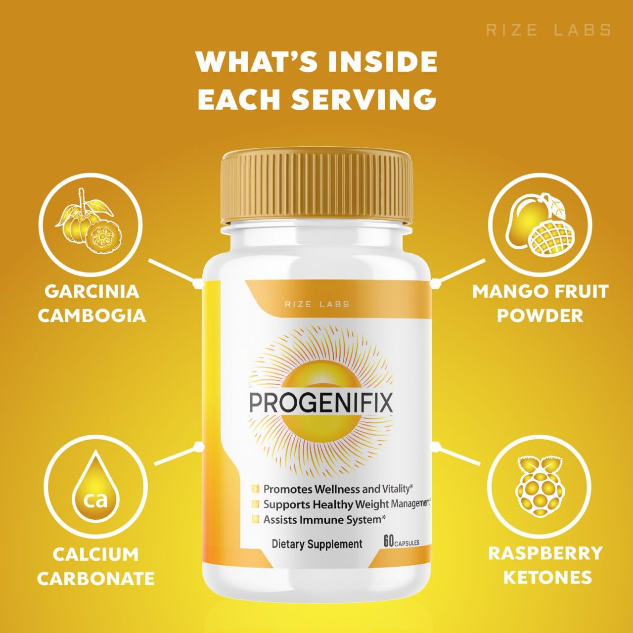 rize labs (2 Pack) Progenifix Weight Loss Supplement, Progenifix Capsules Total Body Wellness rize labs buy supplements canada