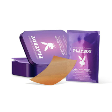 AVID Playboy - Menstrual Relief PMS Oral Strips (30 Edible Strips) Fast Dissolving PMS Cramp Relief & Hormonal Balance Strips for Women - Lemon Ginger Flavored Multi-Benefit PMS Supplement for Women Avid buy supplements canada