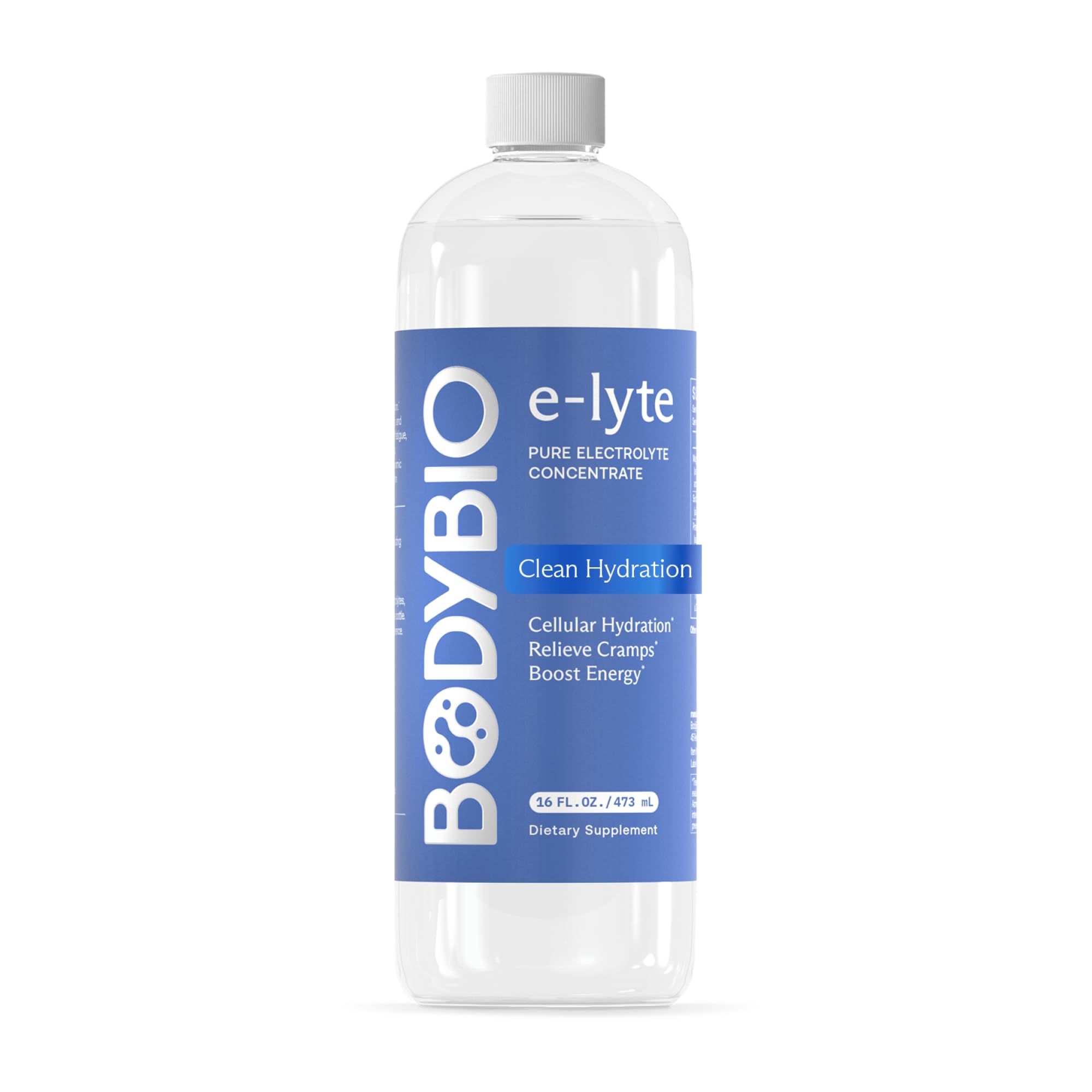 BodyBio e-lyte - Liquid Electrolyte Concentrate for Clean Hydration, Energy & Cramp Relief - No Sugar, No Artificial Flavors, No Fillers, Keto Friendly BodyBio buy supplements canada