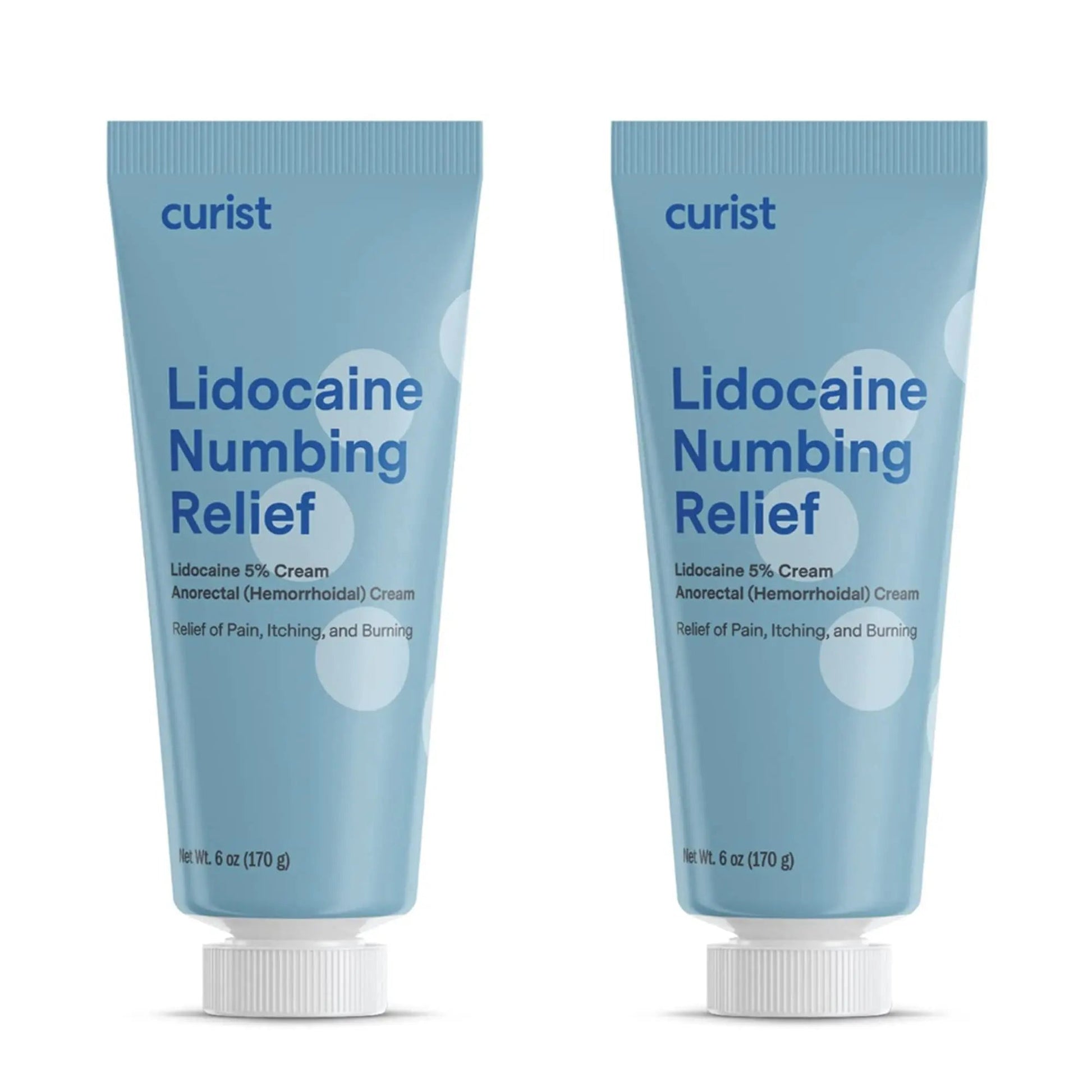 Curist 5% Lidocaine Cream Maximum OTC Strength Topical Pain Relief OTC - 12 oz (Pack of 2) XL Tube 5 Percent Lidocaine Numbing Cream to Numb Effectively (2 Pack - 6 oz Tube) Curist buy supplements canada