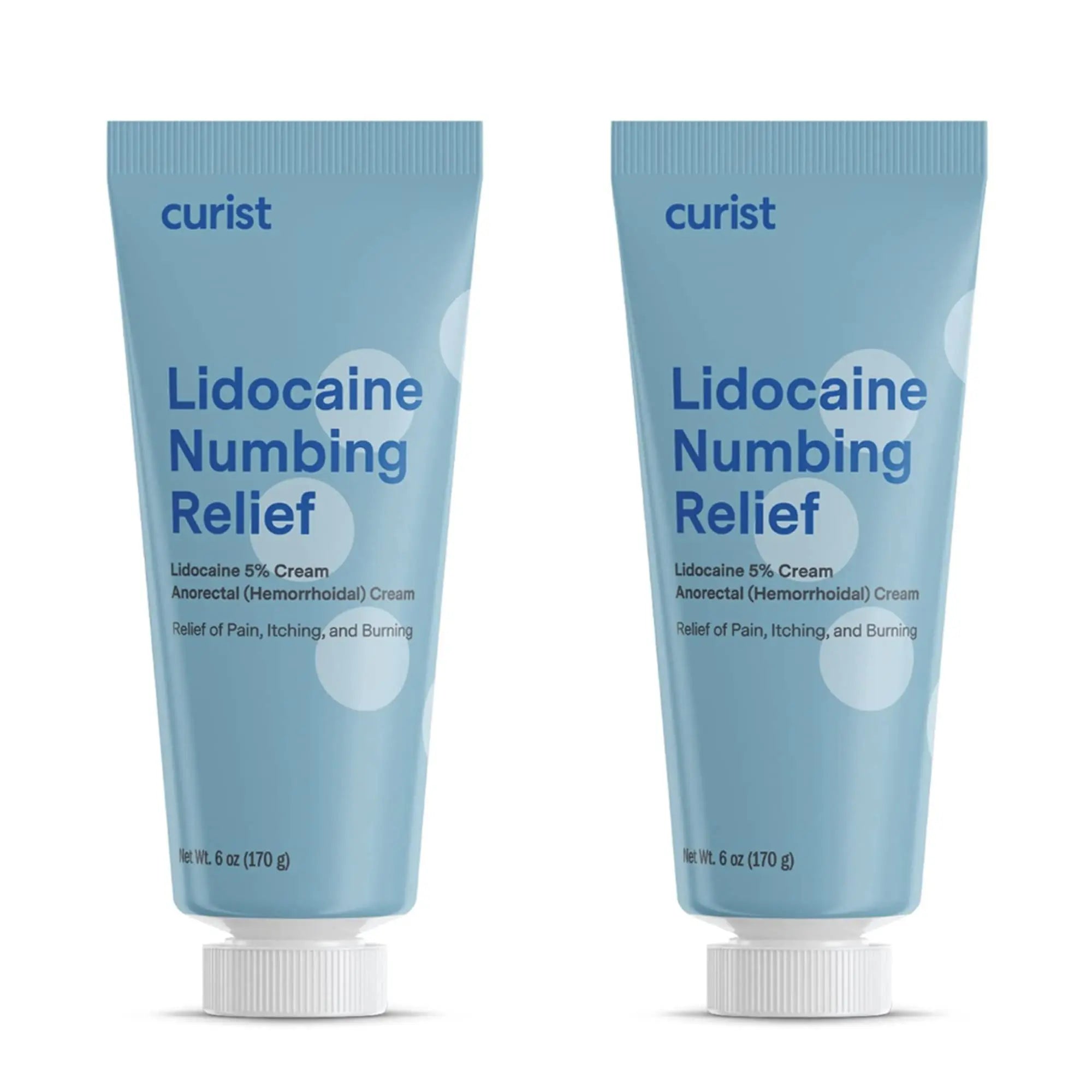 Curist 5% Lidocaine Cream Maximum OTC Strength Topical Pain Relief OTC - 12 oz (Pack of 2) XL Tube 5 Percent Lidocaine Numbing Cream to Numb Effectively (2 Pack - 6 oz Tube) Curist buy supplements canada