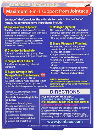 Jointace Vitabiotics Max, 84 Count (Pack of 1) Vitabiotics buy supplements canada
