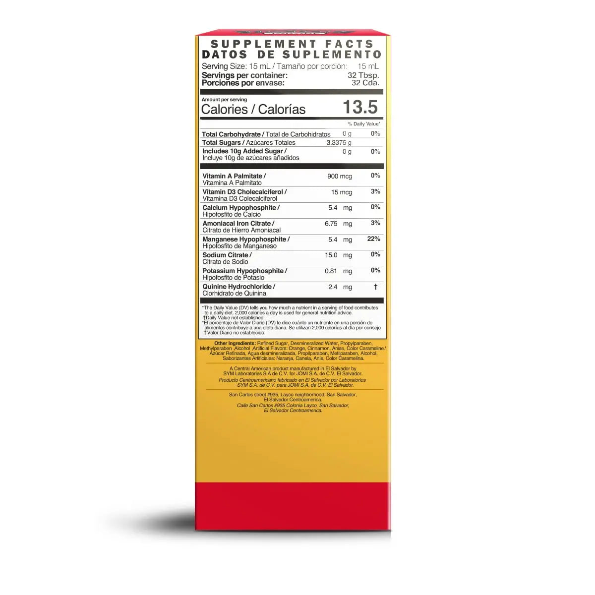 Ipatol, Multivitamin Supplement, Since 1895. Vitamin A, D, Calcium, Iron, Manganese, Sodium, Potassium. Suplemento multivitaminico, Desde 1895 Ipatol buy supplements canada