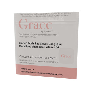Skyn Patch Grace Transdermal Wellness Patch – Plant Based Daily Adaptogens & Nutrient Support | Transdermal Patch Delivery | 4-Night Pack Skyn Patch buy supplements canada