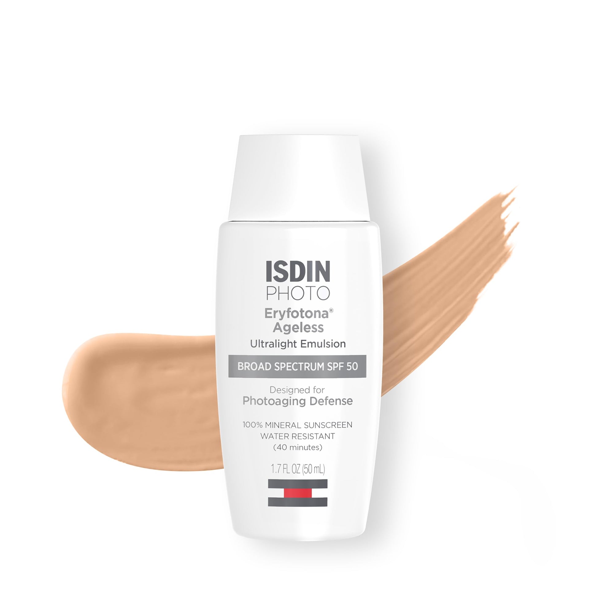 ISDIN Eryfotona Ageless SPF 50 (1.7 Fl Oz) | Tinted Mineral Sunscreen for Face with Zinc Oxide | Anti-Aging Sunscreen with DNA Repairsomes & Vitamin E ISDIN buy supplements canada