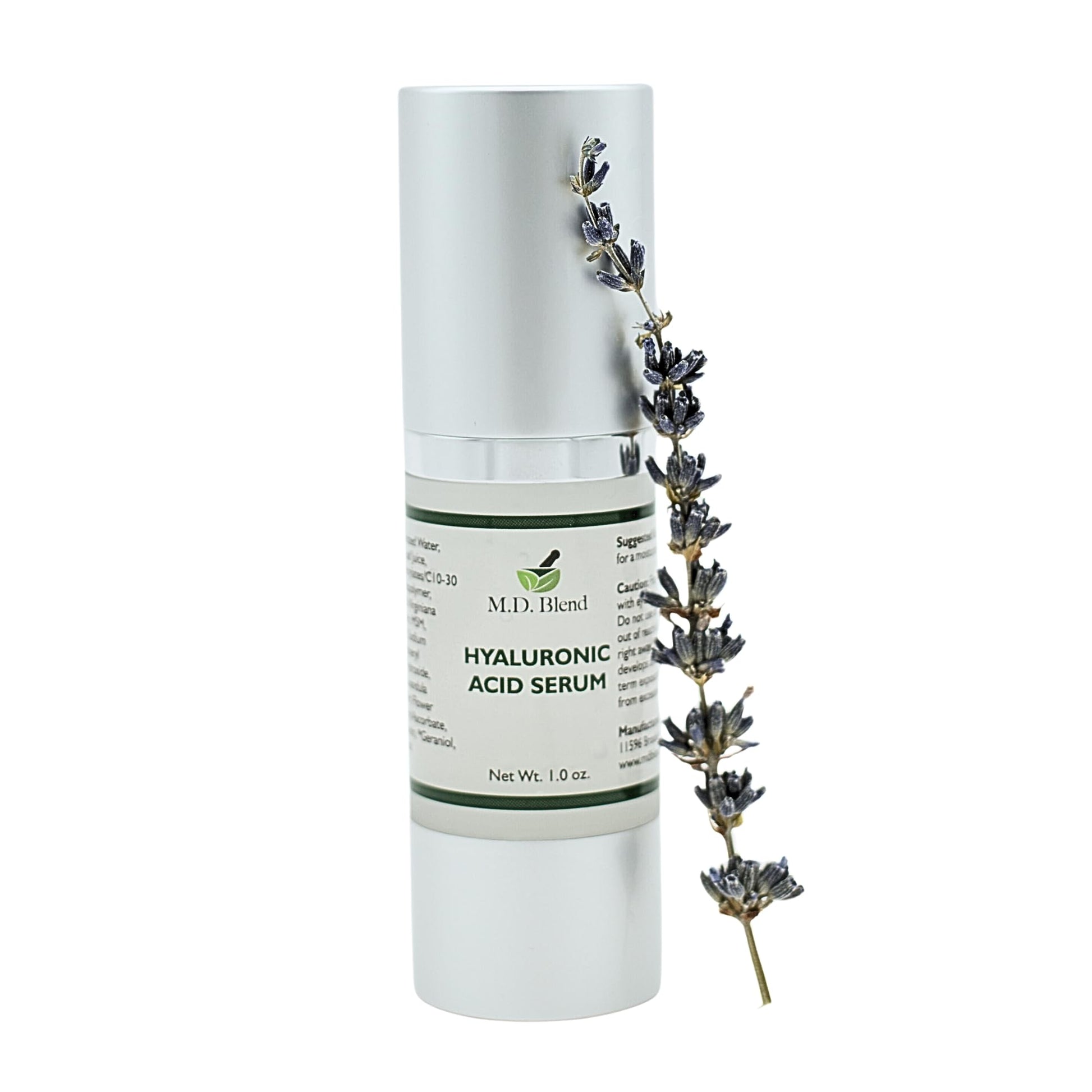 M.D. Blend Wellness Bundle with joint health supplement (120 capsules) & lightweight face hydrating hyaluronic acid serum (30 ml) featuring an airless pump, daily wellness skincare + joint support duo M.D. Blend buy supplements canada