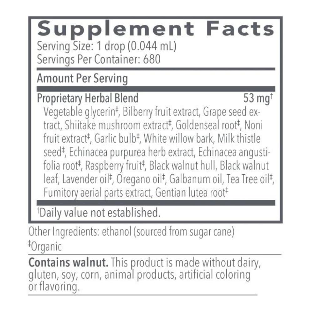 Biocidin Liquid Formula - Biofilm Buster & Broad-Spectrum Botanicals for Gut Detox Cleanse Support - Promotes Microbial Balance, Gut Health & Clearance of Unwanted Microbes (1 Oz) Bio-Botanical Research buy supplements canada