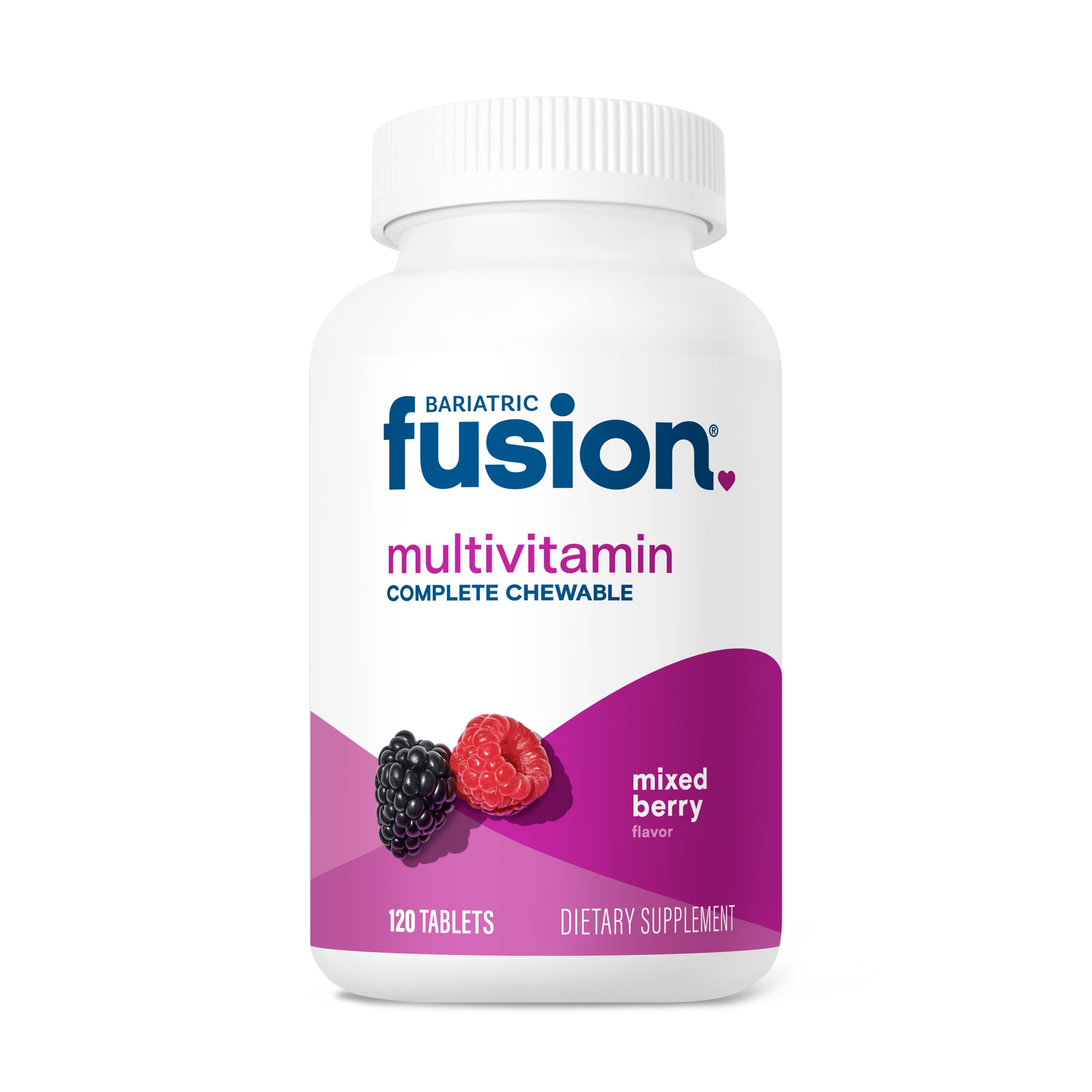 Bariatric Fusion Bariatric Multivitamin with Iron Complete Chewable | Mixed Berry | Post Bariatric Vitamins for Gastric Bypass Bariatric Fusion buy supplements canada