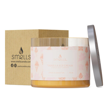 Smells - Odor Eliminator - Premium Soy Wax Jar Scented Candle 12oz. and 16oz. - 100% Cotton Single Wick SmellS buy supplements canada