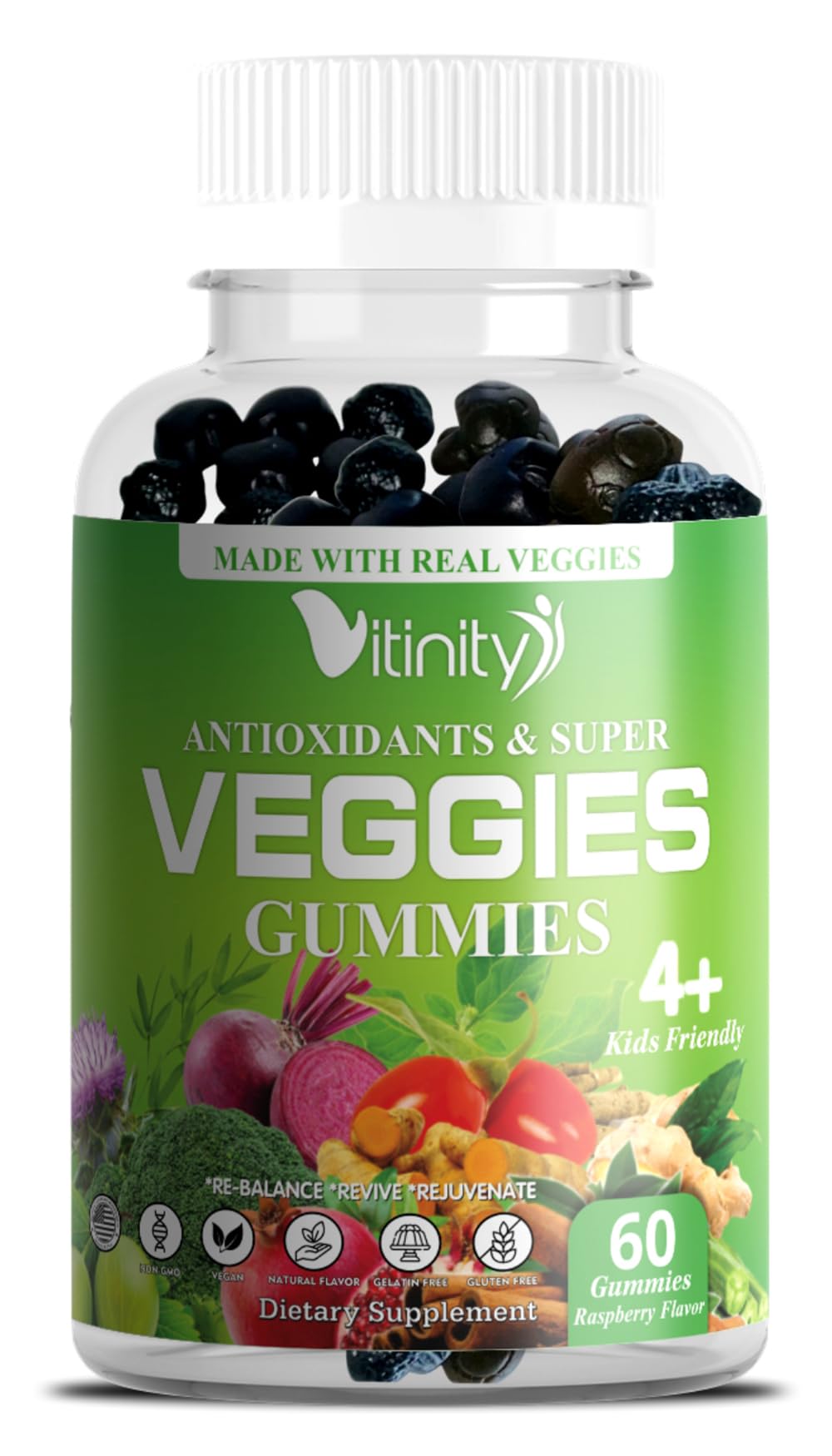 VITINITY Made with Real Super Veggies Delicious Gummy Supplement,Men,Women & Kids VITINITY buy supplements canada