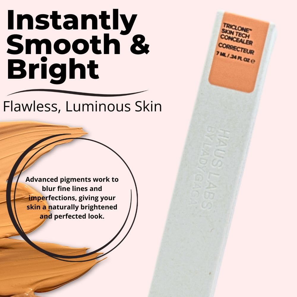 HAUS LABS BY LADY GAGA Triclone Skin Tech Hydrating + De-puffing Concealer with Fermented Arnica 22 Light Medium Peach Haus Laboratories buy supplements canada