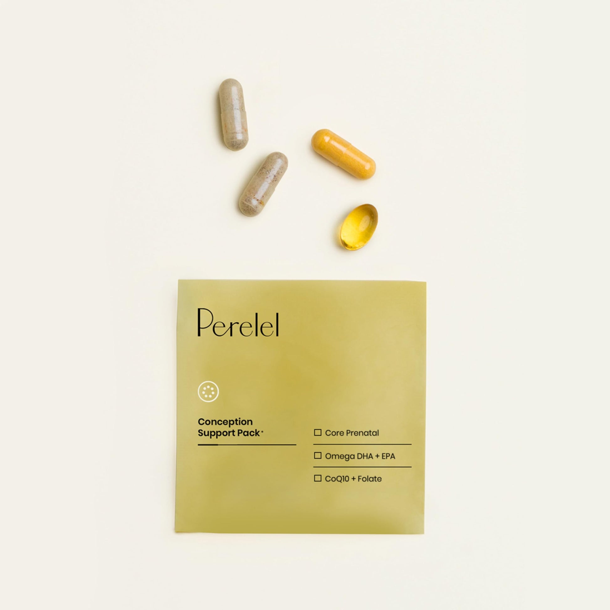 Perelel Conception Support Pack, Prenatal Multivitamin with DHA Omega 3, COQ10 & Folate, Supports Fertility Wellness for Women Perelel buy supplements canada