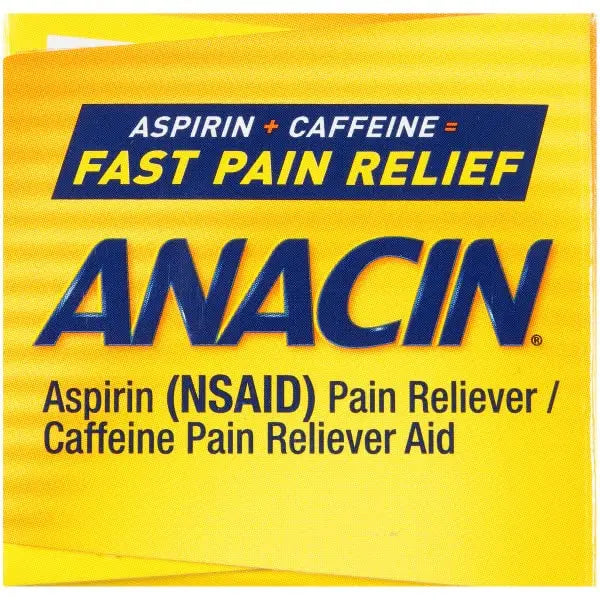 Anacin Fast Pain Relief Pain Reducer Aspirin Tablets, 200 Tabs (Value Pack of 2) ANACIN buy supplements canada