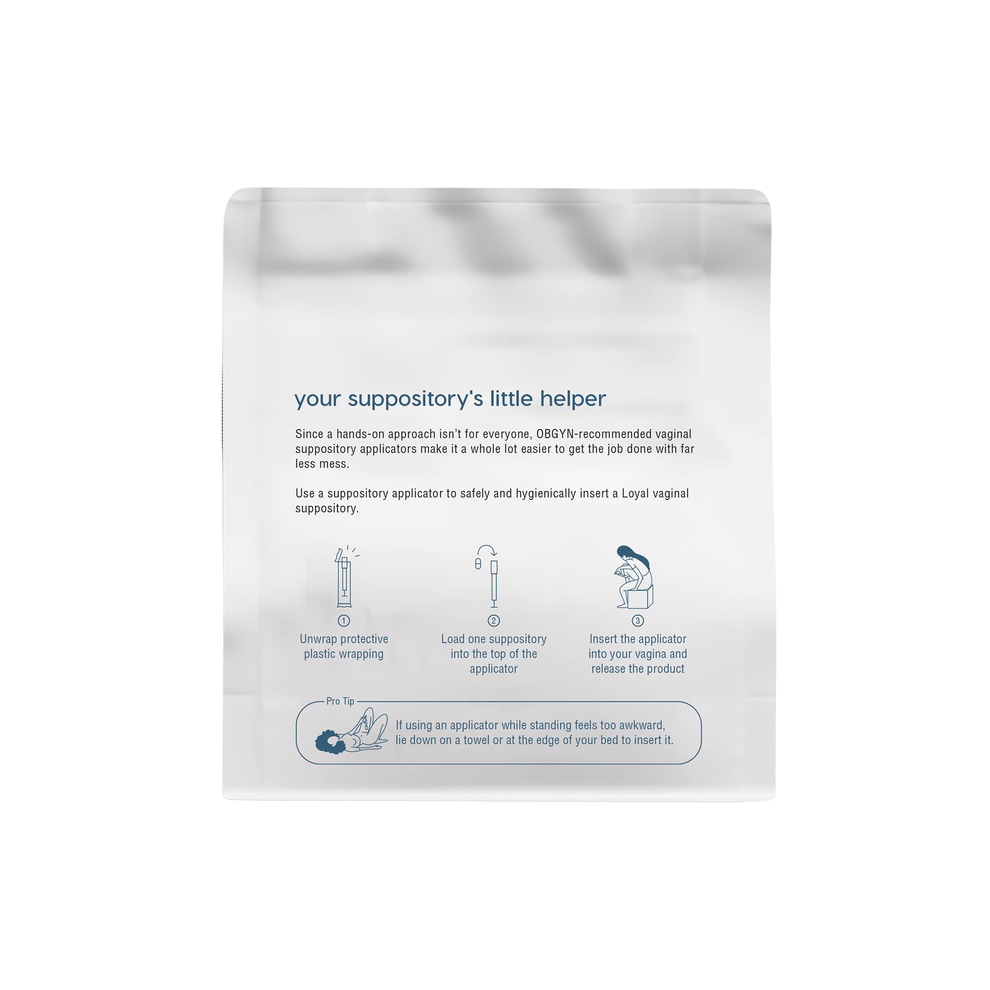 Loyal The Helper Suppository Applicators | Efficient | Compact | Comfortable | Fits Most Brands, Pills, Tablets and Boric Acid Suppositories (30-Pack) Loyal buy supplements canada