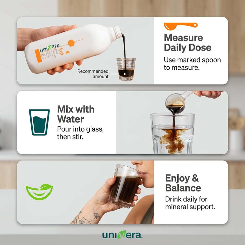Univera km Liquid Potassium Supplement, pH Balance, Digestion Support, Mineral Supplements with Magnesium, Original Karl Jurak Formula, 32 fl oz (30-Day Supply) Univera buy supplements canada