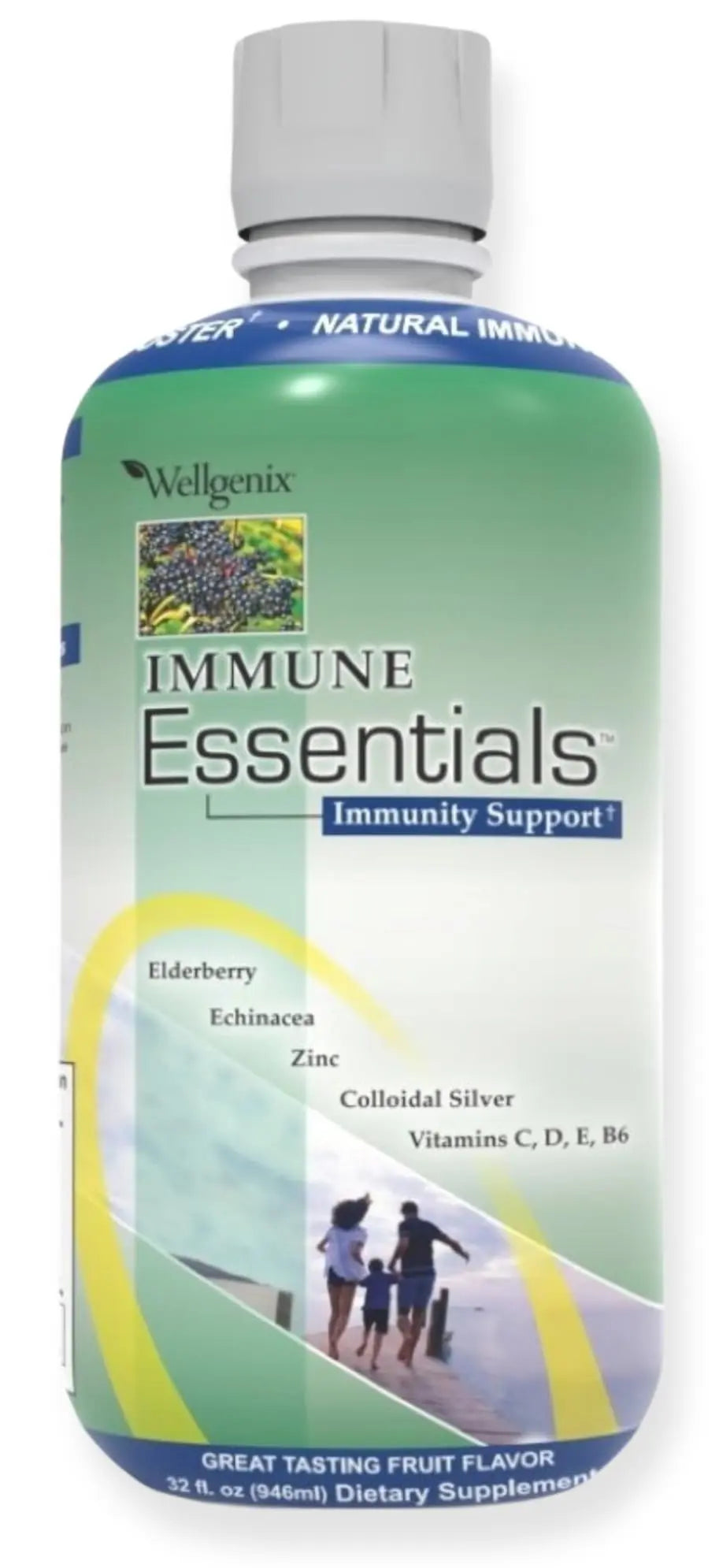 Wellgenix Immune Essentials - Multivitamin Liquid for Men, Women & Kids - Vegan Supplement with Vitamins C, D Elderberry Zinc Wellgenix buy supplements canada
