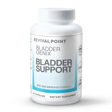 Bladdergenix Bladder Control Supplement for Women and Men – Natural Urinary Urgency & Frequency Support – Crataeva Nurvala & Lindera Aggregata Herbal Blend for Bladder Health – 56 Capsules Revival Point buy supplements canada