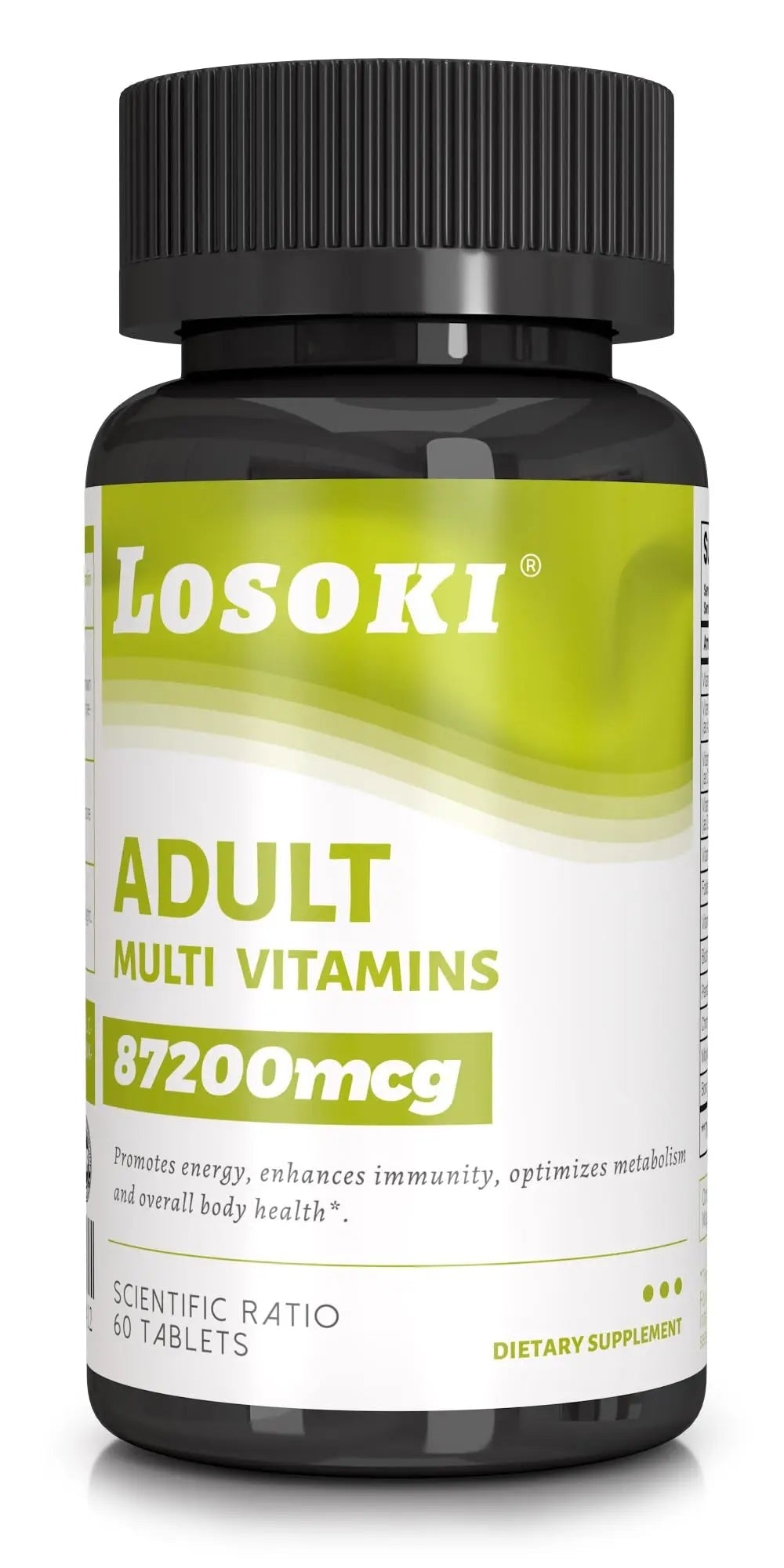 Losoki Adult Multi Vitamins - Comprehensive Daily Multivitamin Supplement for Men and Women - 60 Tablets for Enhanced Energy Losoki buy supplements canada