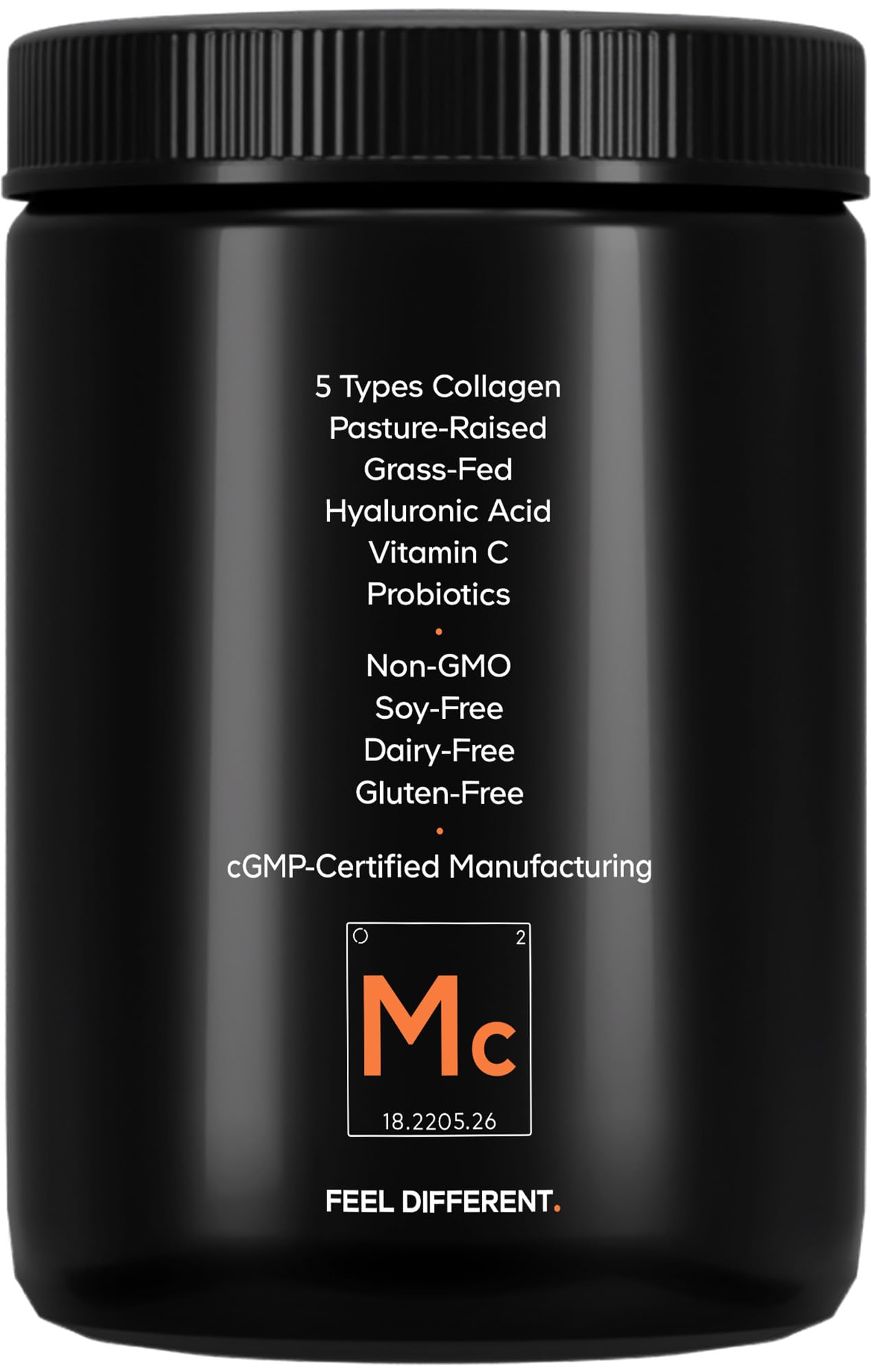 Codeage Multi Collagen Peptides Powder + Probiotics Black Edition, Vitamin C, Hyaluronic Acid Powder Supplement, Grass-Fed, Hydrolyzed, Zero Carbs, Type I, II, III, V & X, Unflavored, 10.58oz Codeage buy supplements canada