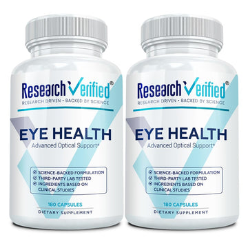 Research Verified Eye Health - Nourish and Protect Eyes and Vision, Support Healthy Retina, Improve Blood Supply to Eyes - Vitamins A, B, C, and E - 360 Capsules - 6 Month Supply - Made in The USA Research Verified buy supplements canada