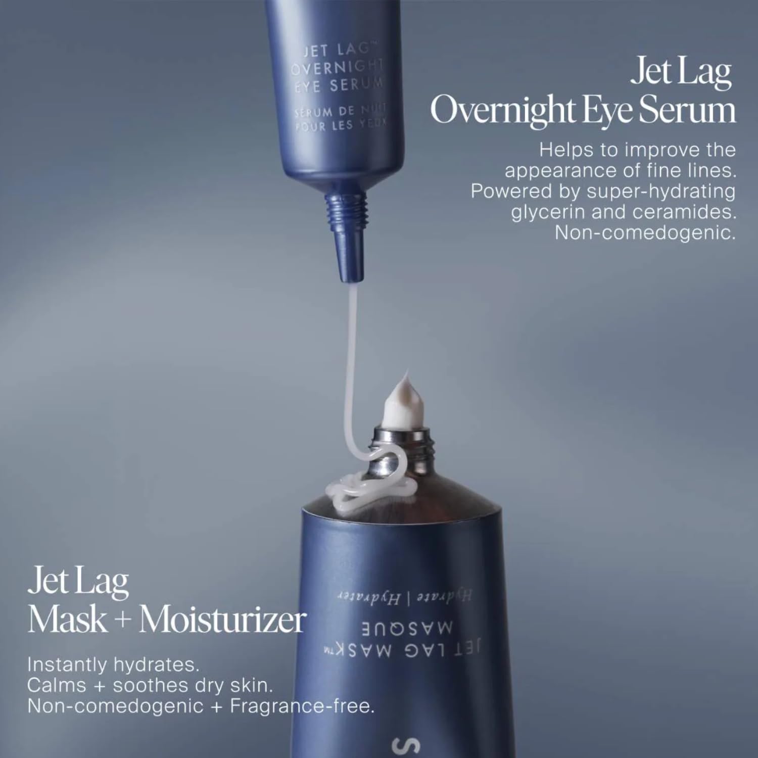 Summer Fridays Jet Lag Overnight Eye Serum - Nourishing Undereye Treatment for Dark Circles - Helps to Hydrate, Smooth, Firm & Depuff - Enriched with Glycerin to Lock in Moisture (0.5 Fl Oz) Summer Fridays buy supplements canada