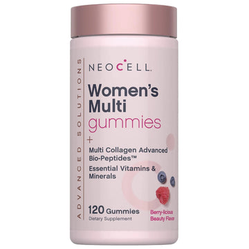 NeoCell Women's Multi Gummy with Collagen | 120 Gummies | Essential Vitamins & Minerals | Berry Flavor Supplement NeoCell buy supplements canada